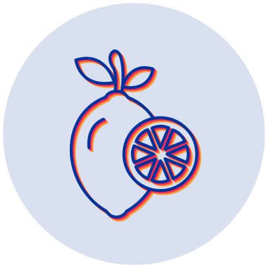 limon vektörü renk simgesi