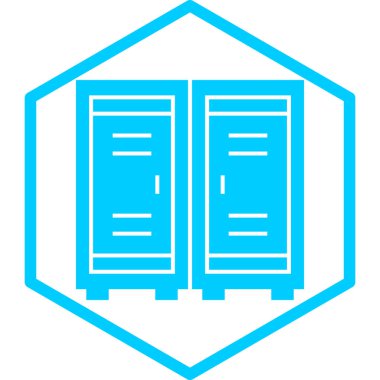 Dolap. Web simgesi basit illüstrasyon