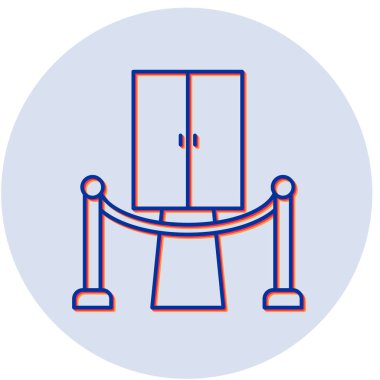 Giriş simgesinin vektör illüstrasyonu