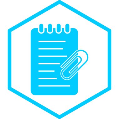 Belge. Web simgesi basit illüstrasyon