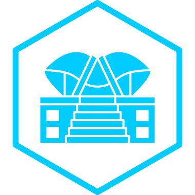 Askeri bıçak ikonu. vektör illüstrasyonu