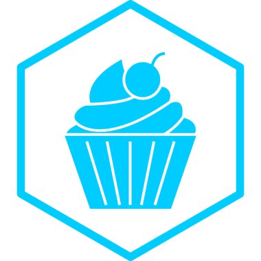 Tatlım. Web simgesi basit illüstrasyon