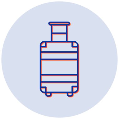 bagaj vektörü simgesi modern basit tasarım