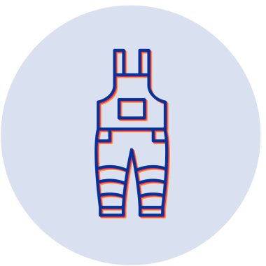 Bahçıvan Suit simgesinin vektör çizimi