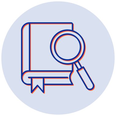 sözlük. Web simgesi basit illüstrasyon