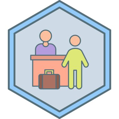 İş ve finans simgesinin vektör illüstrasyonu