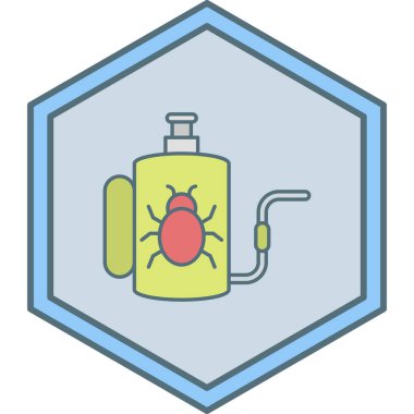 Biyolojik tehlike simgesinin vektör çizimi