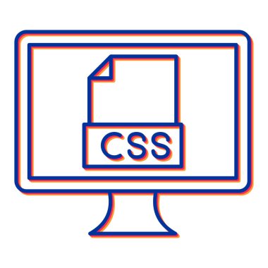 CSS simgesi, vektör çizimi