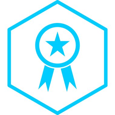 Madalya. Web simgesi basit illüstrasyon