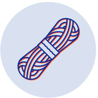 Yün simgesinin vektör illüstrasyonu