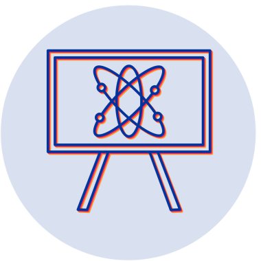 Karatahta simgesinin vektör illüstrasyonu