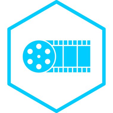 projeniz için film şeridi simgesi