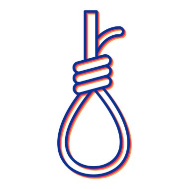 kurdeleli ip ve kanca vektör illüstrasyon tasarımı