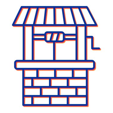 Dükkan. Web simgesi basit illüstrasyon