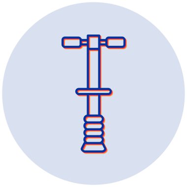 Modern oto tamir simgesinin vektör illüstrasyonu