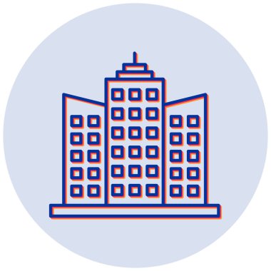 Bina. Web simgesi basit tasarım