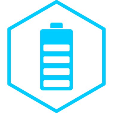 Pil. Web simgesi basit illüstrasyon