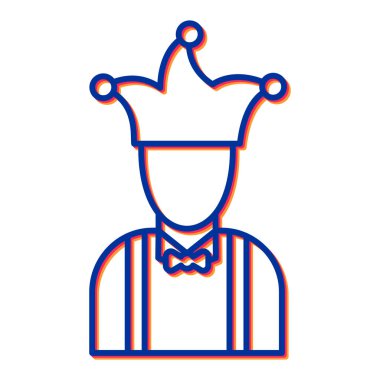 Takım elbiseli bir adamın vektör çizimi