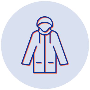 Adamım. Web simgesi basit illüstrasyon