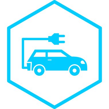 araba simgesi vektör illüstrasyonu