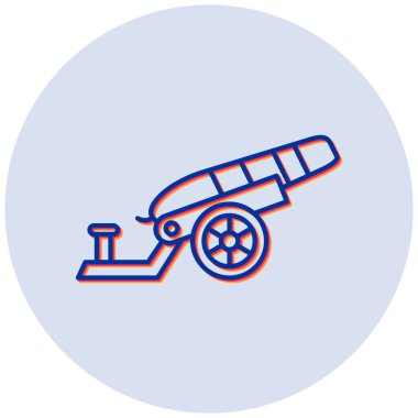 Yuvarlak. Web simgesi basit illüstrasyon