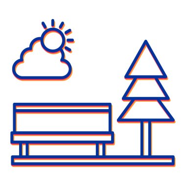 Bir güneş kümesinin vektör illüstrasyonu