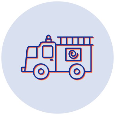 Kamyon. Web simgesi basit illüstrasyon