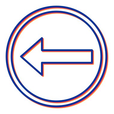 ok simgesi vektör illüstrasyonu