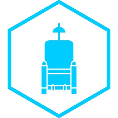 Otel vektör simgesi modern basit tasarım