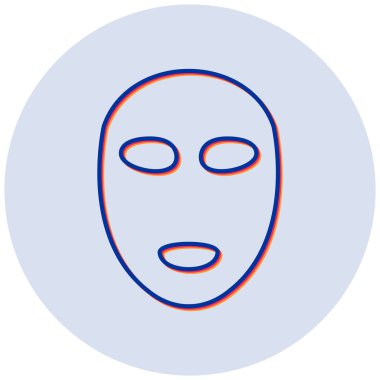 Uzaylı. Web simgesi basit illüstrasyon