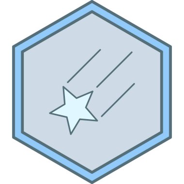 yıldız simgesi, vektör çizimi