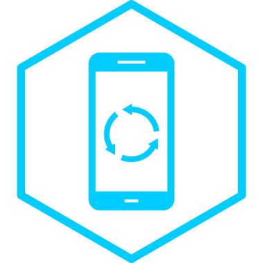 cep telefonu vektör simgesi