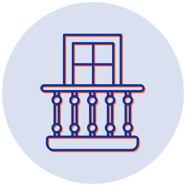 Bina. Web simgesi basit tasarım