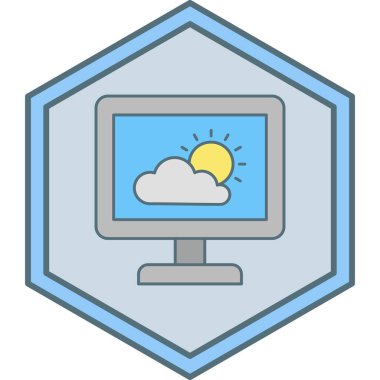 Bulut hesaplama. Web simgesi