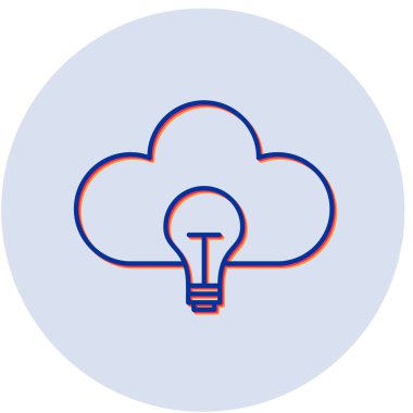 Bulut Ampulü. Web simgesi