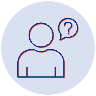 Çaylak. Web simgesi basit illüstrasyon