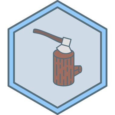 Bir cam simgenin vektör illüstrasyonu