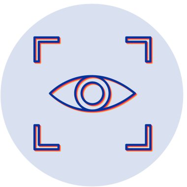 odak simge vektör çizim