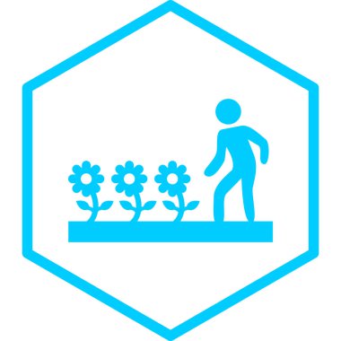 Bir kadın ve erkeğin vektör çizimi