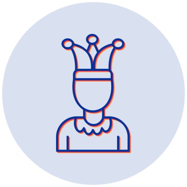 avatar. Web simgesi basit illüstrasyon