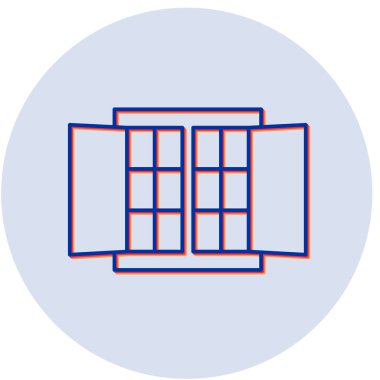 Pencere simge vektör çizim