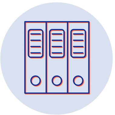 Dosya simgesinin vektör illüstrasyonu
