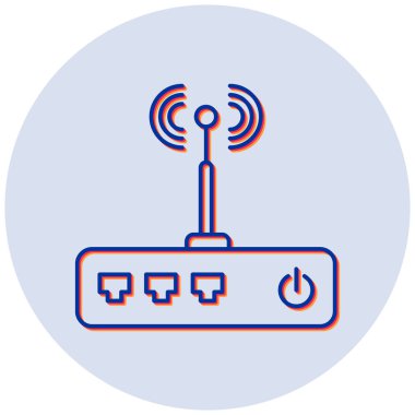 yönlendirici düz vektör simgesi