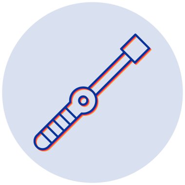 Modern oto tamir simgesinin vektör illüstrasyonu