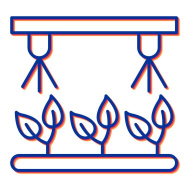 bitki vektörü simgesi modern basit çizgi ve kabartma biçimi, beyaz arkaplanda izole edilmiş alanı kopyala, doğrusal kavram,