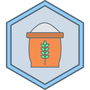 Gıda simgesinin vektör illüstrasyonu