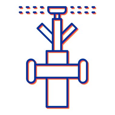 Bir bitki simgesinin vektör illüstrasyonu