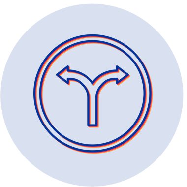 Simge ve vektör illüstrasyonunu böl