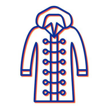 Ceket simge vektör çizim