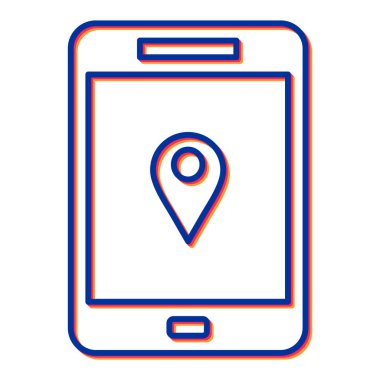 GPS konumu. Basit tasarım